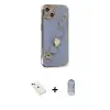 ieg™ iPhone 14 Kılıf Nova Işık Prime - Siyah Joko Magic 5D Cam + Diamond Kamera Lens - YL