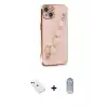 ieg™ iPhone 14 Kılıf Nova Işık Prime - Siyah Joko Magic 5D Cam + Diamond Kamera Lens - YL