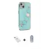 ieg™ iPhone 14 Kılıf Nova Işık Prime - Siyah Joko Magic 5D Cam + Diamond Kamera Lens - YL