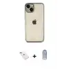 ieg™ iPhone 14 Kılıf Vadi Minimal - Siyah Joko Magic 5D Cam + Diamond Kamera Lens - KI