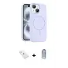 ieg™ iPhone 14 Kılıf Yankı Form Serisi - Siyah Joko Magic 5D Cam + Diamond Kamera Lens - SABE