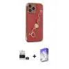 ieg™ iPhone 14 Pro Max Kılıf Nova Işık Prime - Siyah Bilvis 5in1 3D Magic Cam Ekran Koruyucu + Bilvis Titan Kamera Lens - GD