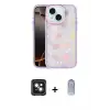 ieg™ iPhone 15 Kılıf Odak Prime - Siyah Joko Magic 5D Cam + PVD Metal Kamera Lens - YL