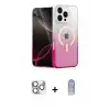 ieg™ iPhone 16 Pro Max Kılıf Eksen Minimal Özel Seri - Siyah Joko Magic 5D Cam + Pers Alüminyum Kamera Lens - GS