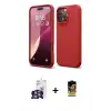 ieg™ iPhone 16 Pro Max Kılıf Kozmos Yansıma Özel Seri - Siyah Buffer Cam Ekran Koruyucu + Bilvis Titan Kamera Lens - GS