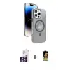 ieg™ iPhone 16 Pro Max Kılıf Nova Modern Prime - Siyah Buffer Cam Ekran Koruyucu + Bilvis Titan Kamera Lens - GS