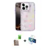 ieg™ iPhone 16 Pro Max Kılıf Odak Prime - Siyah 3D Antistatik Seramik Nano Ekran Koruyucu + Raze Metal Kamera Lens - CLTM