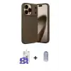 ieg™ iPhone 17 Pro Max Kılıf Eksen Form Prime - Siyah Joko Magic 5D Cam + Bilvis Titan Kamera Lens - GS