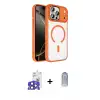 ieg™ iPhone 17 Pro Max Kılıf Kıvılcım Prime - Siyah Joko Magic 5D Cam + Bilvis Titan Kamera Lens - LT