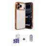 ieg™ iPhone 17 Pro Max Kılıf Vadi Minimal - Siyah Joko Magic 5D Cam + Bilvis Titan Kamera Lens - LT