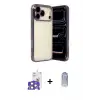 ieg™ iPhone 17 Pro Max Kılıf Vadi Minimal - Siyah Joko Magic 5D Cam + Bilvis Titan Kamera Lens - TU