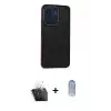 ieg™ Redmi 13C Kılıf Eksen Işık - Siyah Joko Magic 5D Cam + Kamera Lens Koruma Cam - SF