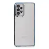 Samsung Galaxy A73 5g Kılıf Razer Lensli Silikon - Açık Mavi