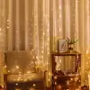 Uzaktan Kumandalı Led Perdeye Takılabilen Kancalı Işık Usb 3x3 Metre Peri Perde Led