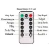 Uzaktan Kumandalı Led Perdeye Takılabilen Kancalı Işık Usb 3x3 Metre Peri Perde Led
