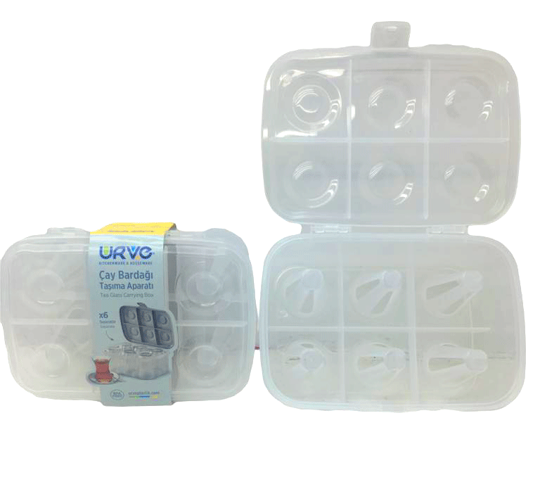 6lı Çay Bardak Taşıma Aparatı