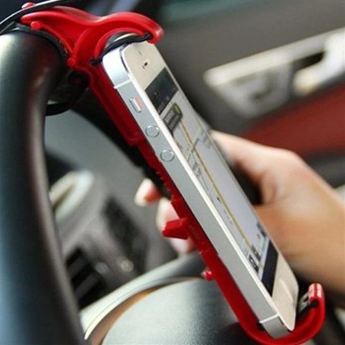 Araç İçi Direksiyon Arası Pratik Telefon Navigasyon Tutucu Alet