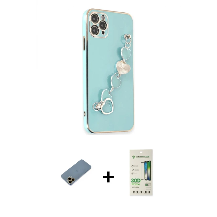 ieg™ iPhone 11 Pro Kılıf Nova Işık Prime - Siyah 20D Premium Cam Ekran Koruyucu + Shine Kamera Lens Koruma Cam - GD