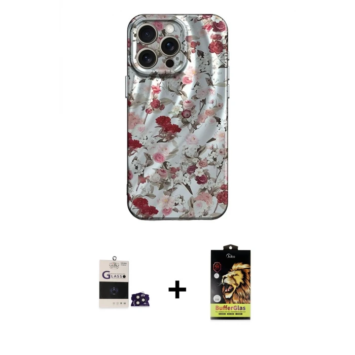 ieg™ iPhone 14 Pro Max Kılıf Nova Doku Prime - Siyah Buffer Cam Ekran Koruyucu + Bilvis Titan Kamera Lens - DNMR
