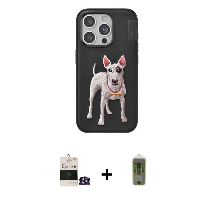ieg™ iPhone 14 Pro Max Kılıf Nova Form Koleksiyonu - Siyah Joko Magic 5D Hayalet Cam + Bilvis Titan Kamera Lens - GD