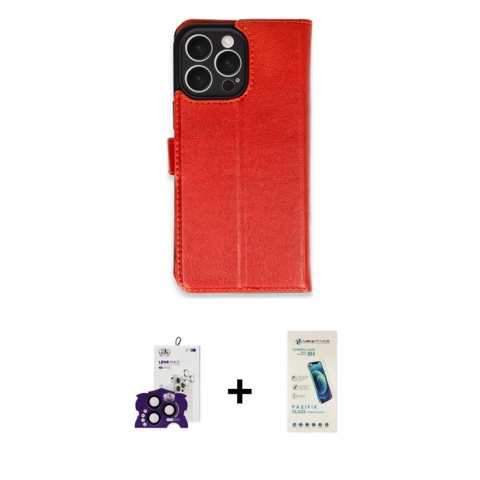ieg™ iPhone 16 Pro Max Kılıf Siluet Işık Serisi - Şeffaf Pasifik Cam Ekran Koruyucu + Bilvis Titan Kamera Lens - SH