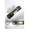 El Feneri Led Usb Şarjlı Zoom Mini Led Işık Acil Durum Feneri
