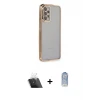 ieg™ Galaxy A23 4G Kılıf Vadi Minimal - Siyah Joko Magic 5D Cam + Kamera Lens Koruma Cam - SF