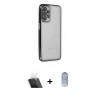 ieg™ Galaxy A23 4G Kılıf Vadi Minimal - Siyah Joko Magic 5D Cam + Kamera Lens Koruma Cam - SF