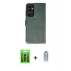 ieg™ Galaxy A25 5G Kılıf Siluet Işık Serisi - Siyah Joko Magic 5D Cam + Raze Metal Kamera Lens - SH