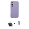 ieg™ Galaxy A55 5G Kılıf Ahenk Serisi - Siyah Joko Magic 5D Cam + Kamera Lens Koruma Cam - SF