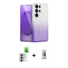 ieg™ Galaxy S25 Ultra Kılıf Eksen Minimal Özel Seri - Siyah Joko Magic 5D Cam + Raze Metal Kamera Lens - GS