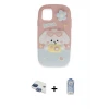 ieg™ iPhone 11 Kılıf Akış Yansıma - Siyah Joko Magic 5D Cam + Pers Alüminyum Kamera Lens - LT