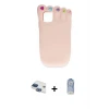 ieg™ iPhone 11 Kılıf Akış Yansıma - Siyah Joko Magic 5D Cam + Pers Alüminyum Kamera Lens - LT