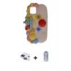 ieg™ iPhone 11 Kılıf Akış Yansıma - Siyah Joko Magic 5D Cam + Pers Alüminyum Kamera Lens - LT