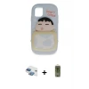 ieg™ iPhone 11 Kılıf Akış Yansıma - Siyah Joko Magic 5D Hayalet Cam + Pers Alüminyum Kamera Lens - GI