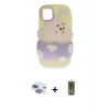 ieg™ iPhone 11 Kılıf Akış Yansıma - Siyah Joko Magic 5D Hayalet Cam + Pers Alüminyum Kamera Lens - GI