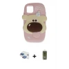 ieg™ iPhone 11 Kılıf Akış Yansıma - Siyah Joko Magic 5D Hayalet Cam + Pers Alüminyum Kamera Lens - GI