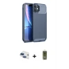 ieg™ iPhone 11 Kılıf Eksen Form Prime - Siyah Joko Magic 5D Hayalet Cam + Pers Alüminyum Kamera Lens - LT