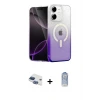 ieg™ iPhone 11 Kılıf Eksen Minimal Özel Seri - Siyah Joko Magic 5D Cam + Pers Alüminyum Kamera Lens - LT