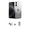 ieg™ iPhone 11 Kılıf Eksen Minimal Özel Seri - Siyah Joko Magic 5D Cam + Pers Alüminyum Kamera Lens - LT