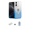 ieg™ iPhone 11 Kılıf Eksen Minimal Özel Seri - Siyah Joko Magic 5D Cam + Renkli Kamera Lens Koruma Cam - PE
