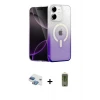 ieg™ iPhone 11 Kılıf Eksen Minimal Özel Seri - Siyah Joko Magic 5D Hayalet Cam + Pers Alüminyum Kamera Lens - GI