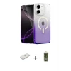 ieg™ iPhone 11 Kılıf Eksen Minimal Özel Seri - Siyah Joko Magic 5D Hayalet Cam + Renkli Kamera Lens Koruma Cam - PE