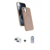 ieg™ iPhone 11 Kılıf İz Işık Koleksiyonu - Siyah Joko Magic 5D Cam + Pers Alüminyum Kamera Lens - LT