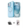 ieg™ iPhone 11 Kılıf Kıvılcım Form Prime - Siyah Bilvis 3D Mat Cam Ekran Koruyucu + Kamera Lens Koruma Cam - SF