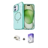 ieg™ iPhone 11 Kılıf Kıvılcım Form Prime - Siyah Bilvis 5in1 3D Magic Cam Ekran Koruyucu + Pers Alüminyum Kamera Lens - GD