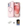 ieg™ iPhone 11 Kılıf Kıvılcım Form Prime - Siyah Buffer Hayalet Cam Ekran Koruyucu + Renkli Kamera Lens Koruma Cam - PE