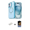 ieg™ iPhone 11 Kılıf Kıvılcım Form Prime - Siyah Buffer Hayalet Cam Ekran Koruyucu + Renkli Kamera Lens Koruma Cam - PE