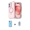 ieg™ iPhone 11 Kılıf Kıvılcım Form Prime - Siyah Joko Magic 5D Cam + Neon Fosforlu Kamera Lens - MI