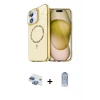 ieg™ iPhone 11 Kılıf Kıvılcım Form Prime - Siyah Joko Magic 5D Cam + Pers Alüminyum Kamera Lens - GI